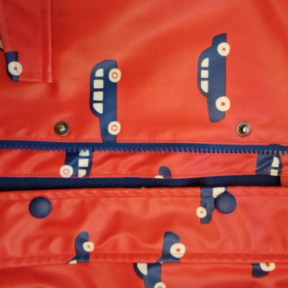 Toddler Rain Jacket - Fleece-lined 12-18 months - Picture 7 of 8